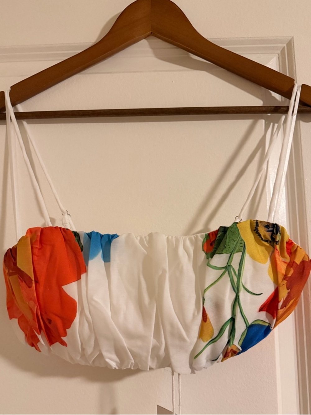 SAINTS + SECRETS Floral Crop Top